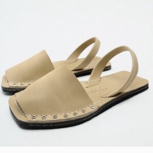 Zara leather sandals